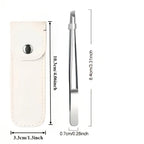 High-quality Stainless Steel Tweezers Suitable for Eyebrow and Beard Grooming Multi-functional Beauty and Facial Care Tool