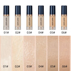 6 Color Face Liquid Foundation Waterproof Long Wear Oil Control Foundation Concealer Liquid Foundation Beauty Makeup Cosmetic