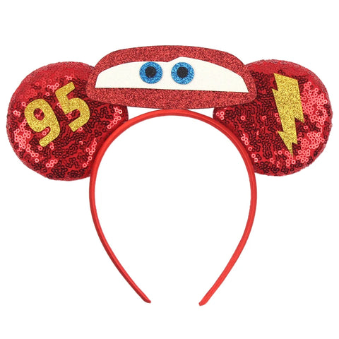 Boys Disney Mouse Ears Headbands Mickey Mouse Hairband With No Bow Party Festival Cosplay Christmas Birthdays Hair Accessories