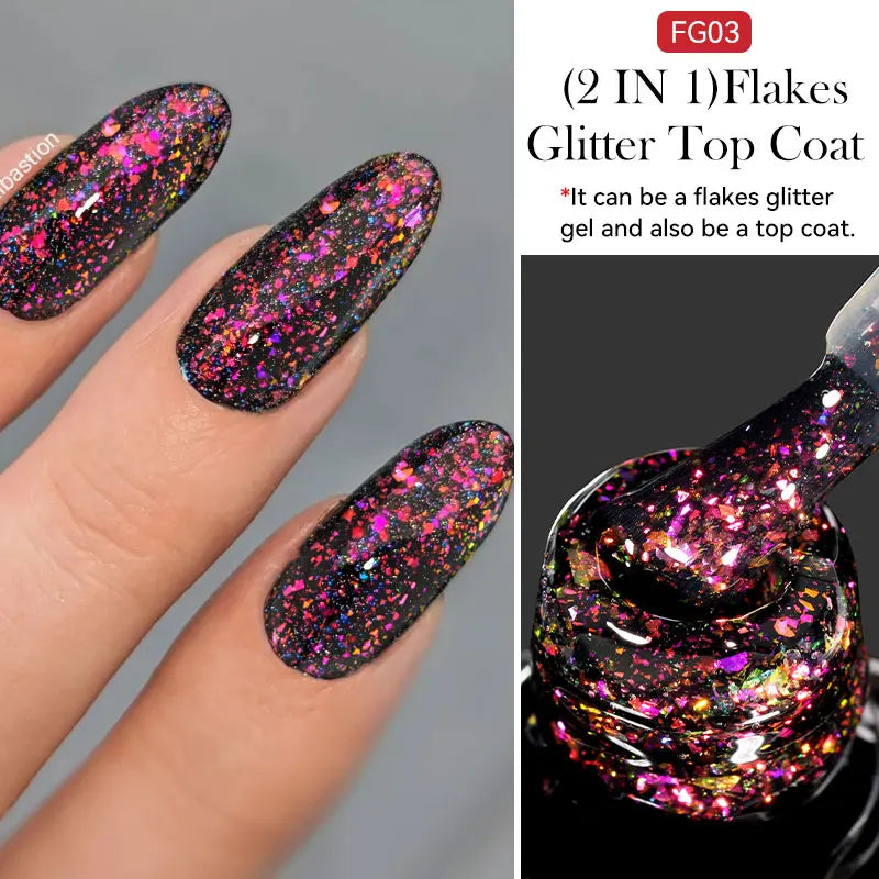 LILYCUTE Nude Crystal Rubber Base Gel Nail Polish Natural Color Semi Permanent UV Gel Soak Off Self Leveling Nail Gel Varnishes