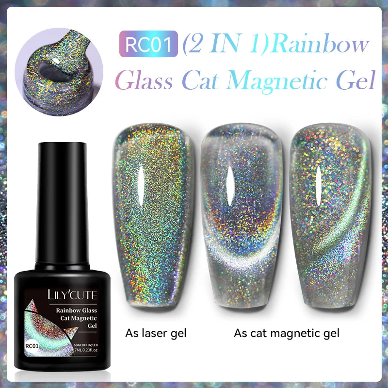 LILYCUTE 5ML Metallic Painting Liner Gel Nail Polish Super Bright Gold Silver Mirror Drawing Gel Semi Permanent Line French Nail
