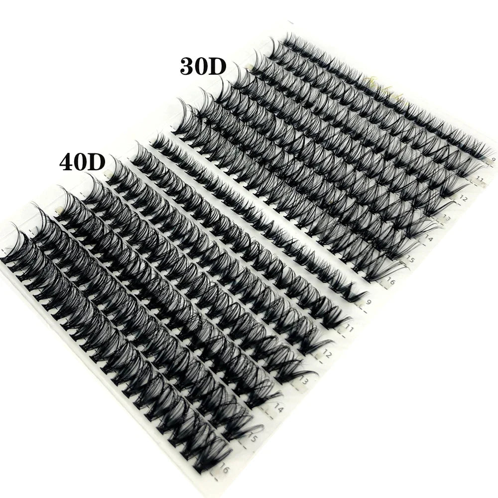 60D/80D Mink Eyelashes 100/280 Bundles Natural Eyelash extension 3D Russia Volume Individual Eyelash Cluster Makeup Tools Lashes