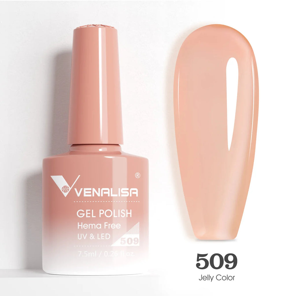 Venalisa VIP5 Nail Gel Polish HEMA/TPO FREE Full Coverage Beautiful Semi Permanent Soak Off UV LED Gel Nail Polish Gel Lacquer