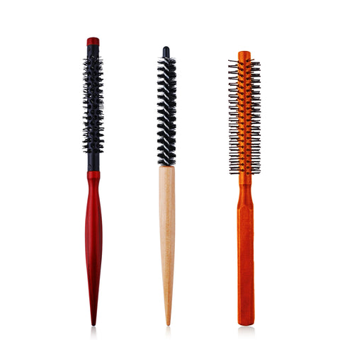 2/3Pcs Professional Small Round Hair Brush Set 8mm 11mm 16mm Hair Styling Brush Salon Curling Brush For Hairdrerssing Tool
