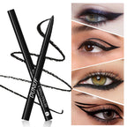 Waterproof Matte Blue Eyeliner Gel Pencil Ultra-fine Smooth Quick Dry Non-Smudge Easy Wear Black Brown White Eyeliner Pen Makeup