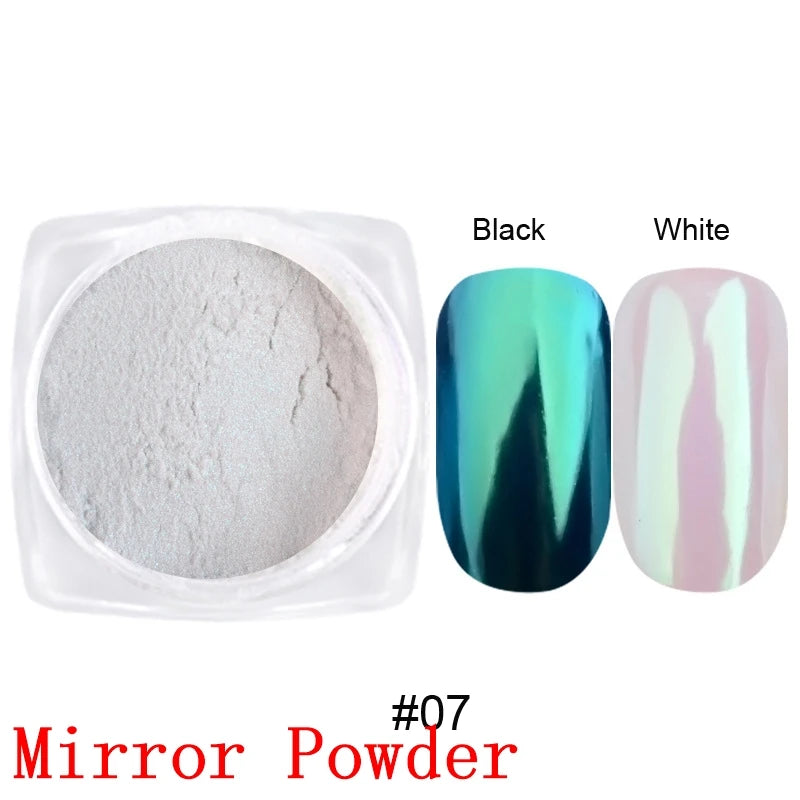 8ml Silver Mirror Metallic Nail Gels Polish UV Soak Off Paint Gel Polish Flower Drawing Gold Superbright Nails Lacquer UV Gel #*