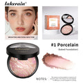 Matte Face Foundation Bronzer Pressed Powder Compact Long Lasting Oil Control Translucent Loose Setting Powder For Face Makeup