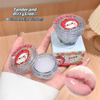 Shaqinuo Jelly Lip Mask Moisturizing and Hydrating Sleep Fruit Lip Balm for Students, Reduces Lip Lines, Prevents Dryness and Cracking, Christmas Gift, Essential for Autumn and Winter