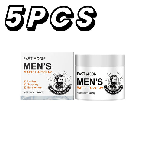 Men's Styling Wax Long Lasting Holding Cream Non Greasy Fluffy Texture Hair Oil Clay Mud Headress Salon Refreshing Hair Wax