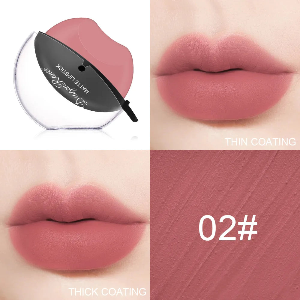 Dragon Ranee Matte Velvet Mist Lipstick Designed for Lazy People Lip Shape Lip Gloss Long Lasting Easy To Color Beauty Makeup