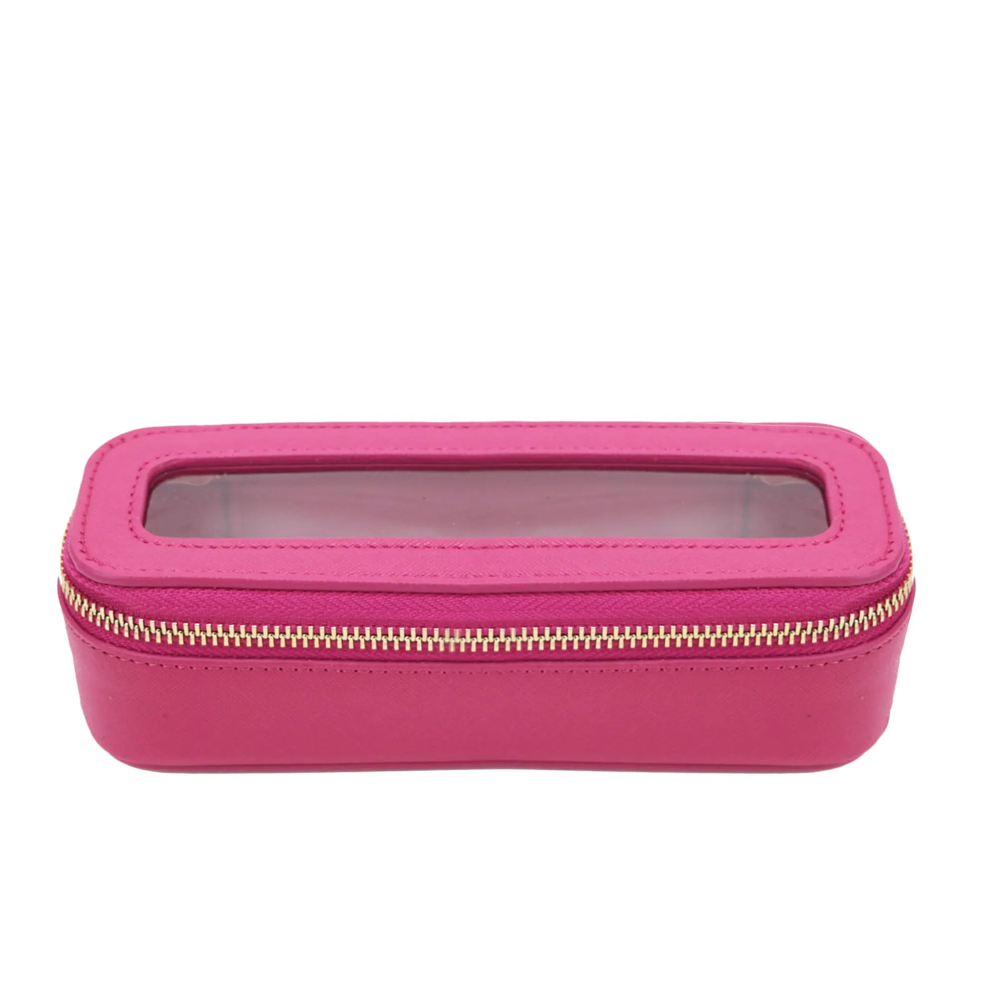 Customized Letters Colorful Classic Saffiano Portable Travel Clear PVC Cosmetic Bag TPU Wash Bag Makeup Brush Storage Bag Gift