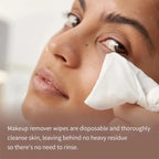 Disposable Makeup Remover Wipes Gentle Cleansing for Sensitive Skin Oil Free Hypoallergenic Facial Wipes