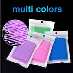 Brush Lash Extension 100Pcs Eyelash Cleaning Micro Cotton Swab Individual Eyelashes Microbrush Beauty Makeup Clean Remover Tools