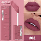 Matte Velvet Lipstick Lip Gloss Waterproof Smooth Long-Lasting Non-sticky Non-transfer Deep Red Nude Y2K Daily&Party Makeup Gift