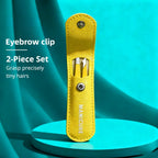Professional Stainless Steel Slant Tweezers Set High Precision Eyebrow & Facial Hair Remover with Fine Point Tips Multi-Purpose