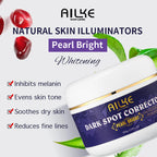 AILKE Whitening Skin Care Set, Lightening, With Double Glutathione, Reduce Black, Dark and White Spots, For All Skin Types