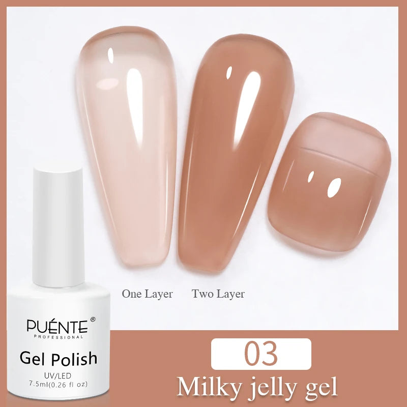 PUENTE 7.5ML Sparkling Pinkish Purple Laser Cat Magnetic Gel Nail Polish Holographic Rainbow Effect Soak Off UV Nail Art Varnish