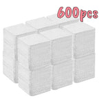 20-600pcs Lint-Free Nail Wipes Gel Cleansing Tissues Aluminum-Free Nail Polish Remover Pads for Nail Beauty Cleaning Care Tool