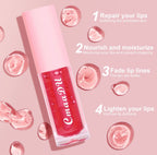 6 Color-Changing Lip Gloss  Fruity Scent Moisturizing and Long-Lasting Smooth Hydrating Temperature-Activated Lip tint