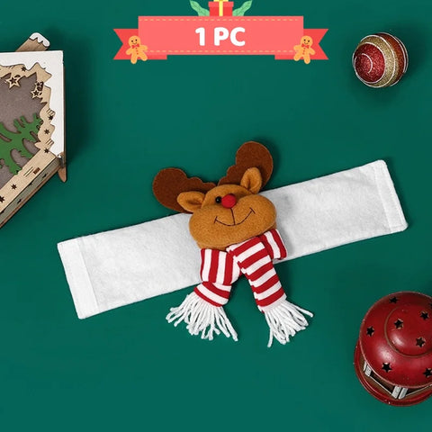 Christmas Cartoon Curtain Clasp Penguin Santa Claus Snowman Elk Holder Xmas Decor For Home Accessories