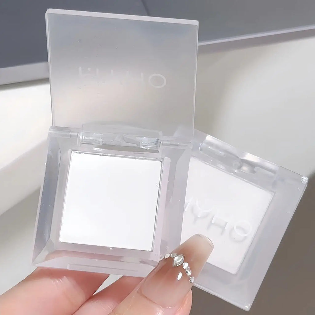 Monochrome Matte White Eyeshadow Makeup Waterproof Lasting Smoky Black Eye Makeup Natural Brighten Eyeshadow Highlighter Palette