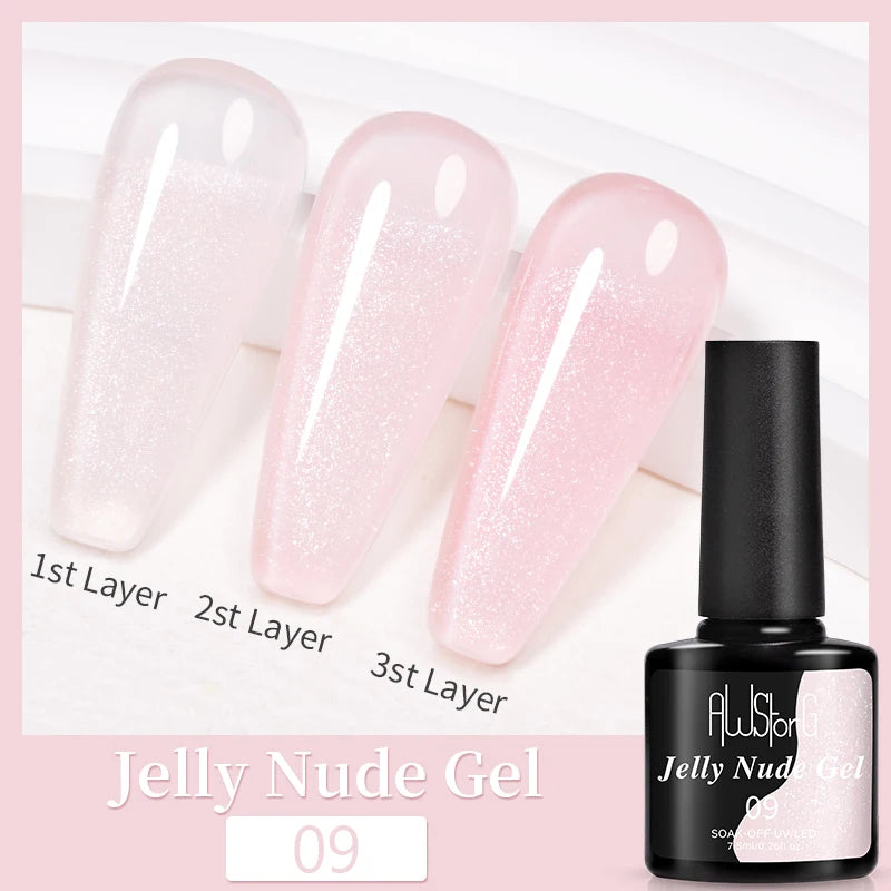 AWStorG 5ML Super Silver Metallic Gel Nail Polish Metal Effect Painting Gel Chromes Varnis Semi Permanent for Nail DIY