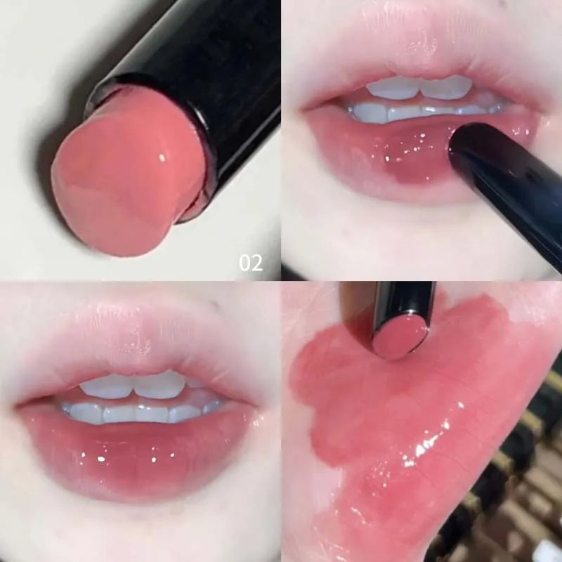 Mirror Jelly Lipstick Lasting Moisturising 6 Colors Water-light Lip Gloss Waterproof Pink Lip Tint Korean Makeup Women Cosmetics