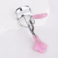 1 portable stainless steel eyelash curler with exquisite handle and long-lasting eyelash curling, suitable for beginners