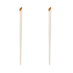 Upgrade Blade Eyeliner Brush Ultra Thin Fine Angle Flat Eyebrow Brush Under The Eye Makeup Brushes Precise Detail Brush white