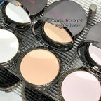 3 Colors Face Pressed Powder Long Lasting Oil Control Face Foundation Waterproof Face Powder Brighten Skin Concealer Cosmetics