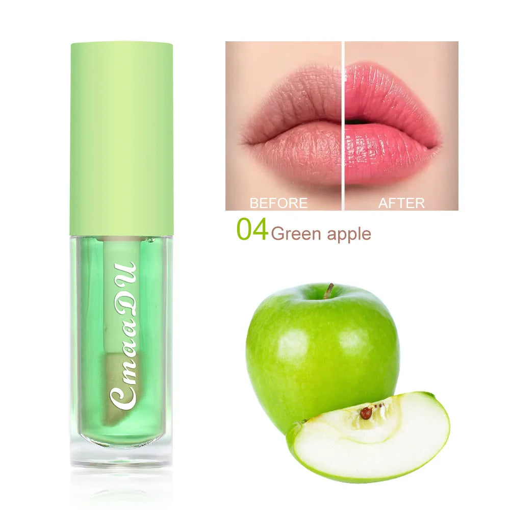 6 Color-Changing Lip Gloss  Fruity Scent Moisturizing and Long-Lasting Smooth Hydrating Temperature-Activated Lip tint
