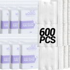 100/600Pcs Disposable Makeup Removal Cotton Pads for Facial Cleaning Wet Application Portable Double-sided Cosmetic Cotton Pads