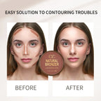 Dark Skin Bronzer Contour Palette Matte Brown Nose Shadow Cheek Profile Powder Natural Face Modify Concealer Nude Makeup Setting