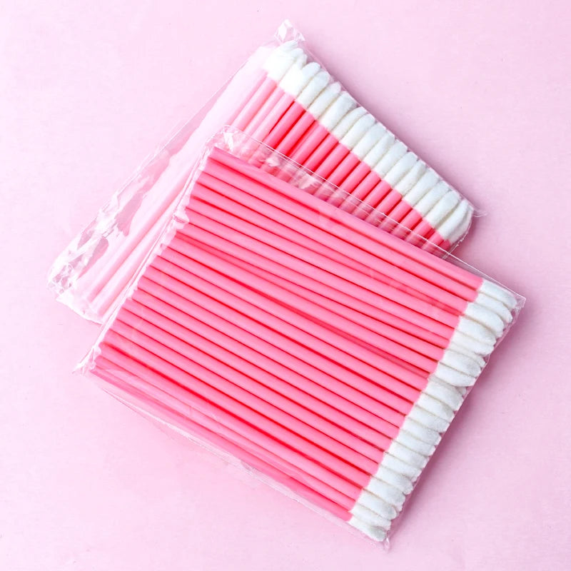 50/1000pcs Lip Brushes Applicators Lip Gloss Wand Applicator Eyelashes Brush Lipstick Brush Beauty Makeup Supplie Tool