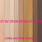9 Shade Full Coverage Concealer Liquid Foundation  makeup high coverage  Base makeup  cushion Foundation cream  Natural Matte