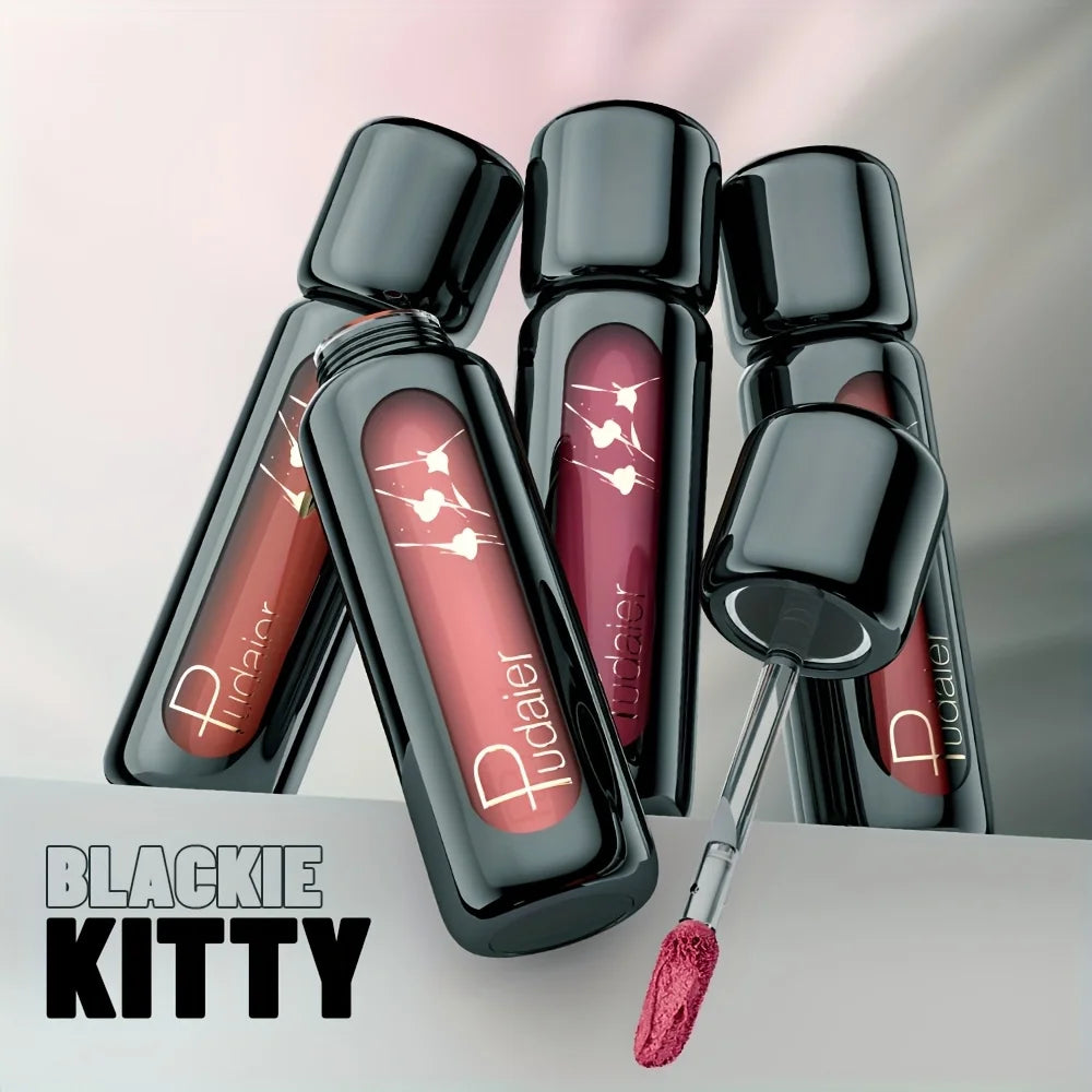 Matte Velvet Lip Mud, Highly Pigmented Non-Stick Lip Gloss, Long Lasting Waterproof Lip Makeup Gift for Mother’s Day