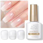 BORN PRETTY 10ml Dark Red Cat Magnetic Gel Nail Polish for Winter Nails DIY Jelly Glass Silver-Light Varnis Semi Permanent