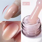 BORN PRETTY Milky White Jelly Nude Gel Nail Polish 10ml White Translucent Soak Off Gel Vernis Semi Permanent Need UV Light Cure