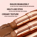 O.TWO.O Contour Stick Cream Long-wear Lightweight Brighten Stick Easy to Sculpt Face Concealer Bronzer Contouring Makeup Pen