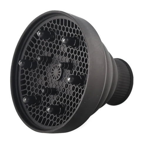 Salon Tool Universal Silicone Hairdryer Diffuser Cover Adjustable Foldable Temperature Resistant Dispersing Drying Hair Dryer