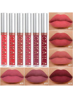 CAKAILA Waterproof Liquid Lipstick Set - Nude, Matte Red | 24-Hour Long-Lasting Lip Gloss | Suitable For All Skin Types