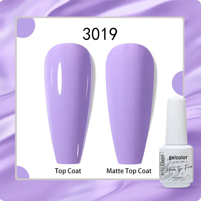 Arte Clavo 8ml HEMA TPO Free Gel Nail Polish Nail Art Manicure Semi Permanent Gel UV Hybrid Varnishes Base Top Coat Enamels New