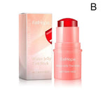 Cooling Water Jelly Tint Stick 3 In 1 Cheek Lip Tinted Matte Stick Blush Cheek Moistured Contour Makeup Lip Eyes Cream Brig R4W4
