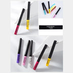 12 Colors Colorful Liquid Eyeliner Pencil Waterproof Long-Lasting  Quick-Dry No Blooming Blue Pink Eye Liner Pen Cosmetics Tools