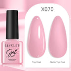 LILYCUTE  5ml Gold Sliver Metallic Liner Gel Nail Polish French Style Super Bright Mirror Pull Line Graffiti Painting Stripe Gel