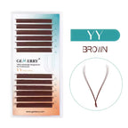 GEMERRY YY/3D/4D/5D/6D Shaped Natural Extension Eyelash Double Layers(3D/4D) Premade Volume W Shape Waterproof Fake Lashes