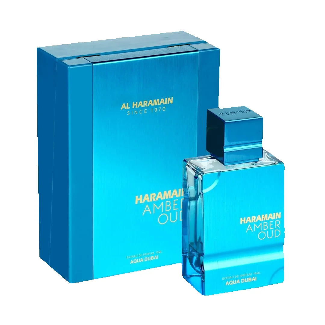 Al Haramain Amber Oud Aqua Dubai Eau de Cologne | Unisex, Long-Lasting | 2.0 oz