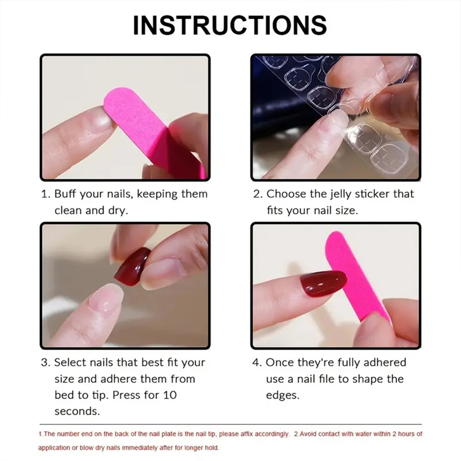 24pcs Pink Shiny Press-on Nails Cat Eye Glitter Artificial Nail Patch For Lady Women Manicure DIY Art Supplies with Jelly Glue