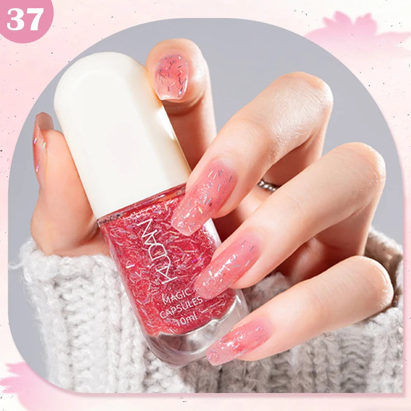 10ml Water-Based Peel Off Nail Polish 40 Colors Long Lasting Quick Drying No Need of Lamp to Cure Nail Supplies Manicure Nails