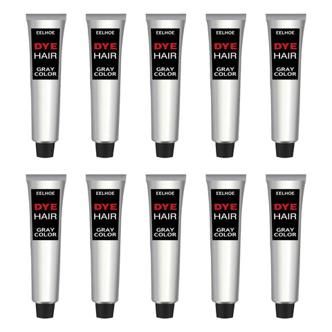 EELHOE Gray Hair Dye Cream Dye Shampoo Covering Primary Color Easy To Get Started Professional Hair Dye Cream For Women Men
